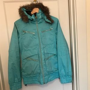 Turquoise Burton snow jacket